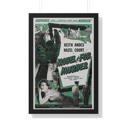 MODEL FOR MURDER 1959 - Framed Movie Poster-20" x 30"-The Sticker Space