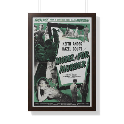 MODEL FOR MURDER 1959 - Framed Movie Poster-20" x 30"-The Sticker Space