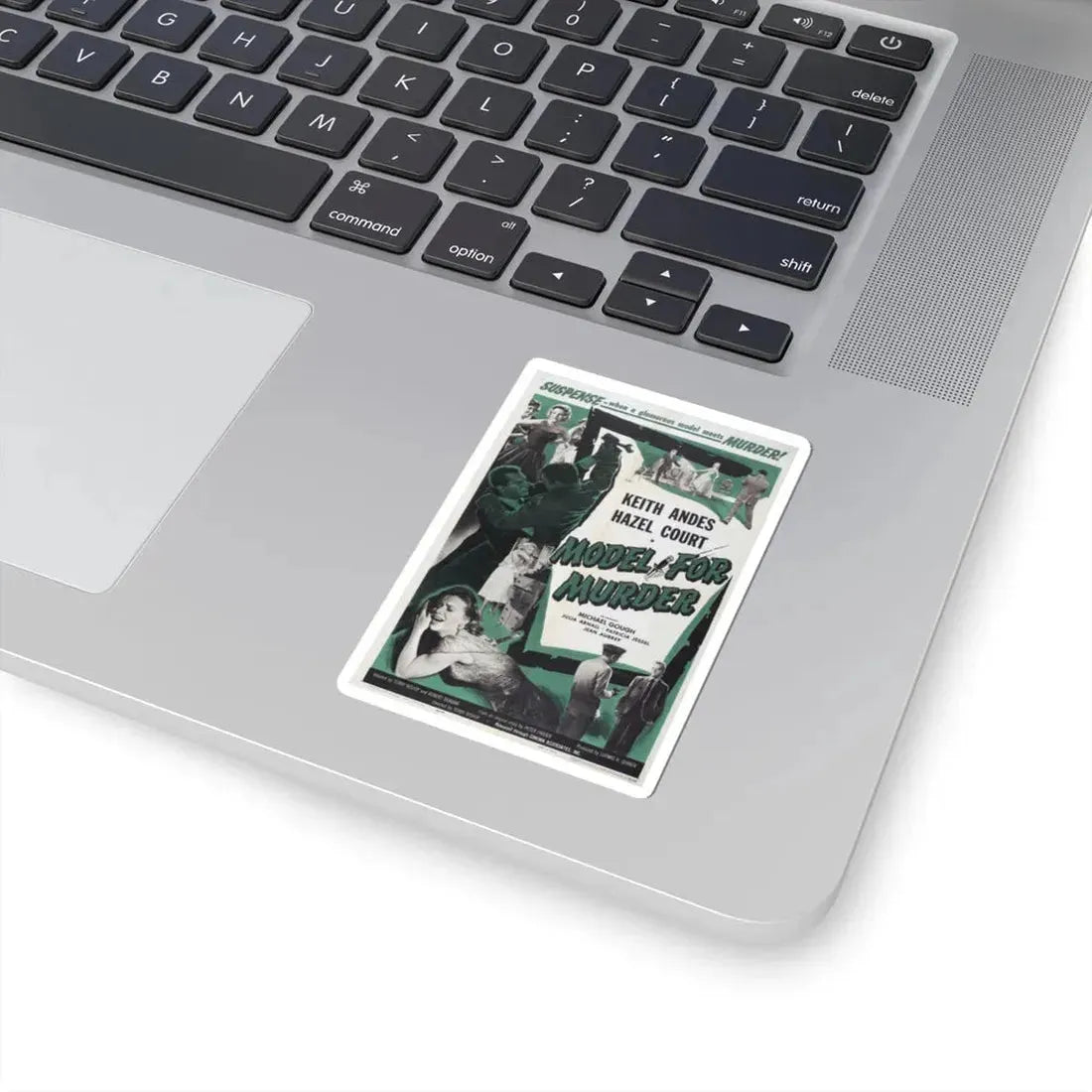 Model for Murder 1959 Movie Poster - STICKER Vinyl Kiss-Cut Decal - The Sticker Space