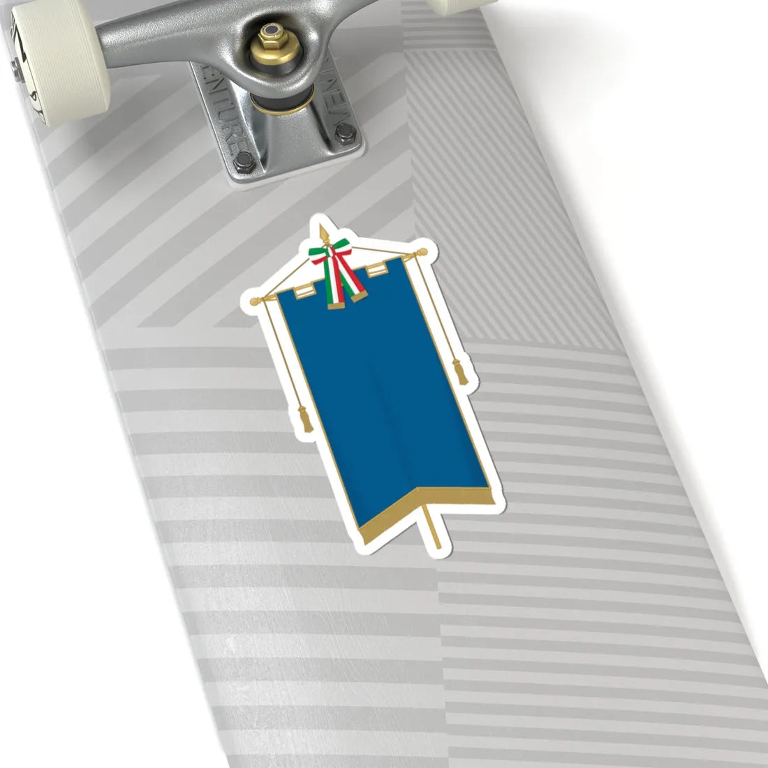 Modello-Gonfalone-Città-v3 (Italy) (Coat of Arms) STICKER Vinyl Kiss-Cut Decal - The Sticker Space