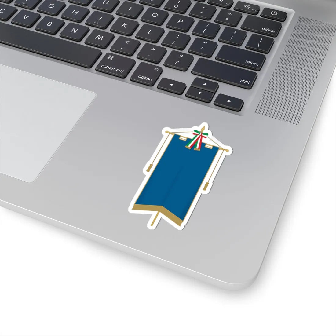 Modello-Gonfalone-Città-v3 (Italy) (Coat of Arms) STICKER Vinyl Kiss-Cut Decal - The Sticker Space