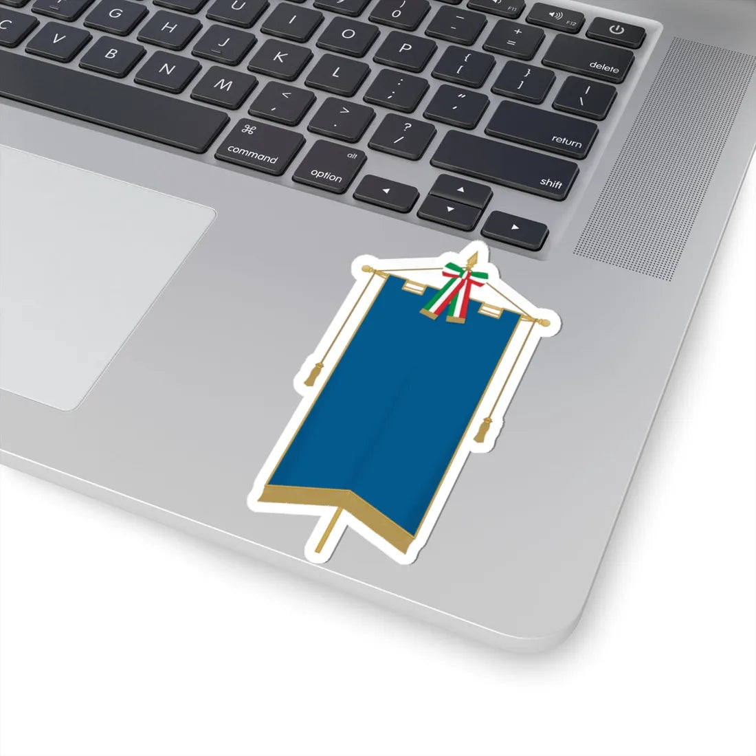 Modello-Gonfalone-Città-v3 (Italy) (Coat of Arms) STICKER Vinyl Kiss-Cut Decal - The Sticker Space