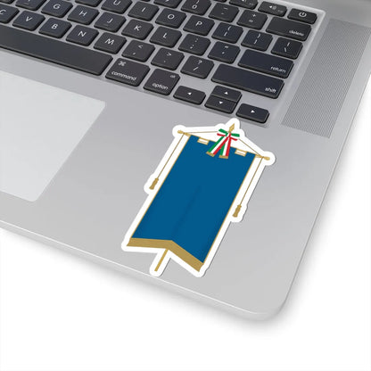 Modello-Gonfalone-Città-v3 (Italy) (Coat of Arms) STICKER Vinyl Kiss-Cut Decal - The Sticker Space