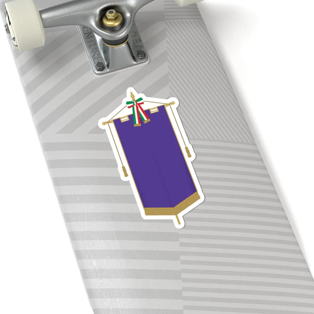 Modello-Gonfalone-Città-v4 (Italy) (Coat of Arms) STICKER Vinyl Kiss-Cut Decal - The Sticker Space