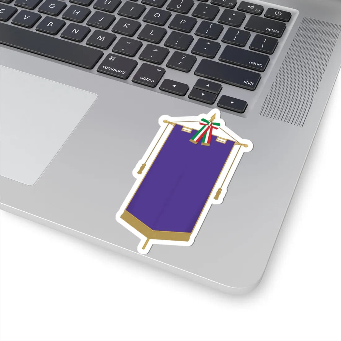 Modello-Gonfalone-Città-v4 (Italy) (Coat of Arms) STICKER Vinyl Kiss-Cut Decal - The Sticker Space
