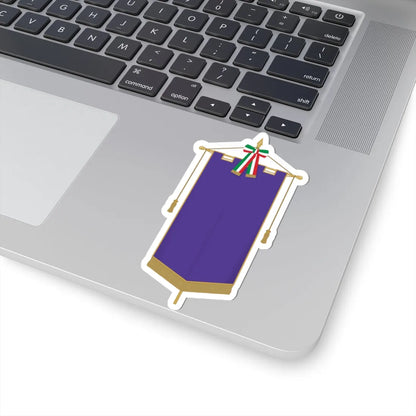 Modello-Gonfalone-Città-v4 (Italy) (Coat of Arms) STICKER Vinyl Kiss-Cut Decal - The Sticker Space