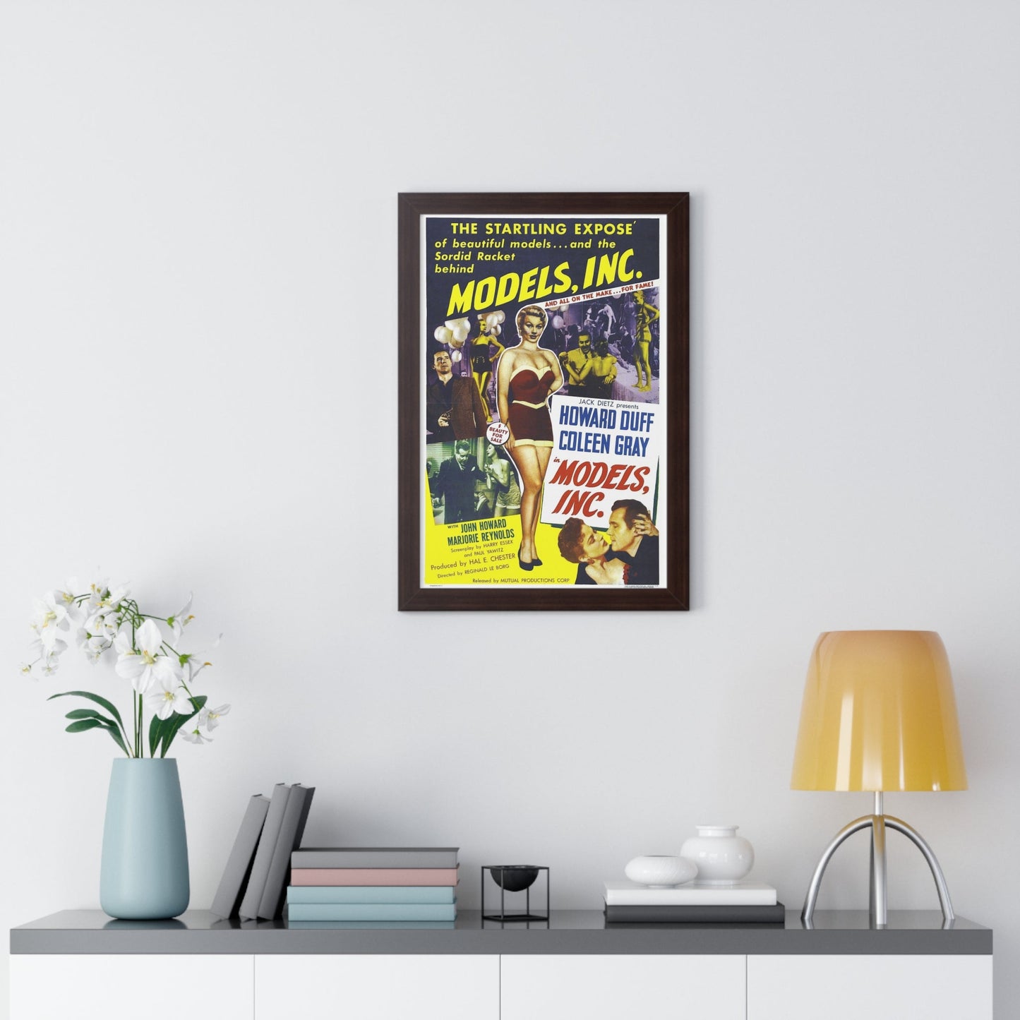 MODELS INC 1952 - Framed Movie Poster-The Sticker Space