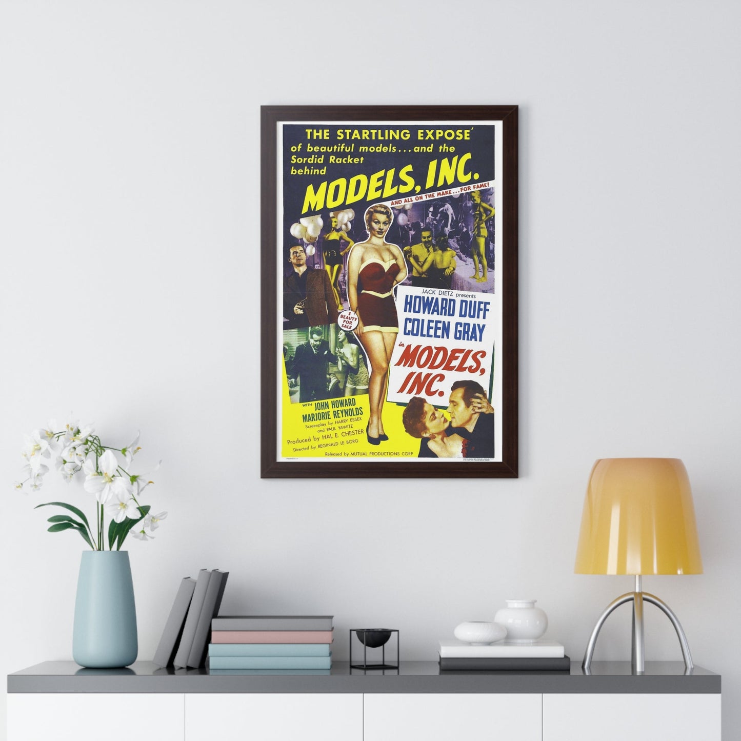 MODELS INC 1952 - Framed Movie Poster-The Sticker Space