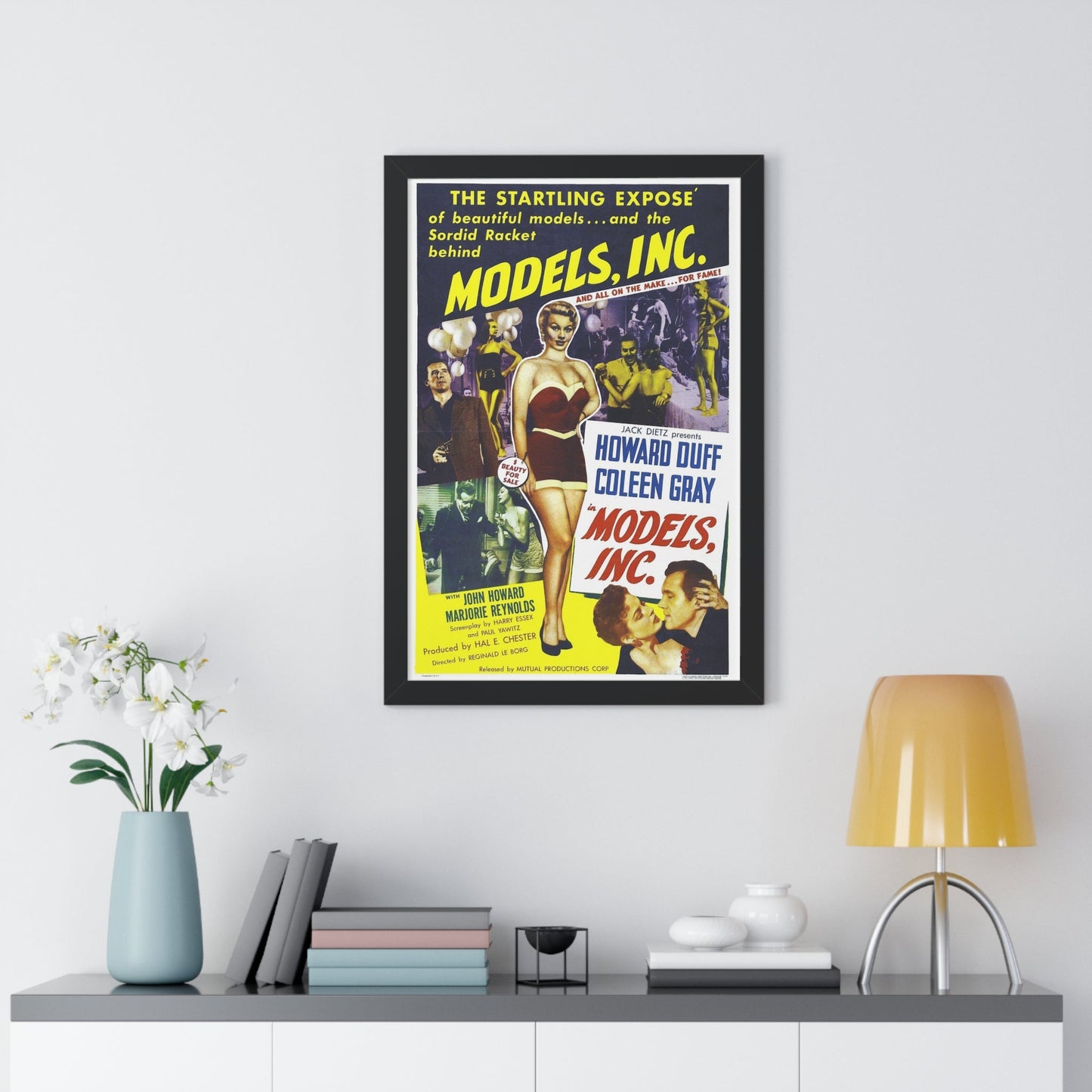 MODELS INC 1952 - Framed Movie Poster-The Sticker Space