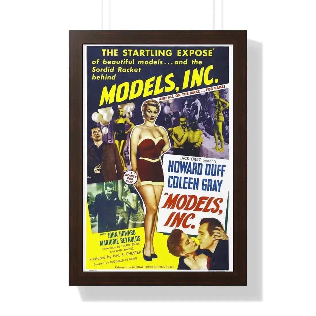 MODELS INC 1952 - Framed Movie Poster - The Sticker Space