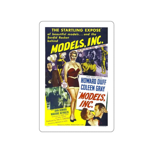 MODELS INC 1952 Movie Poster STICKER Vinyl Die-Cut Decal 2 Inch - The Sticker Space
