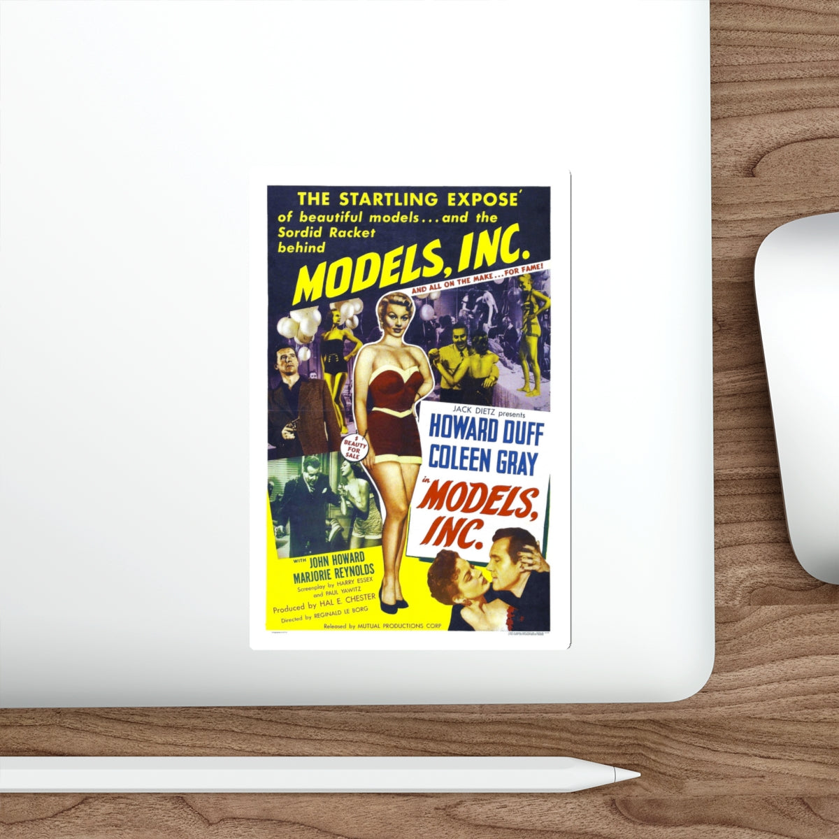 MODELS INC 1952 Movie Poster STICKER Vinyl Die-Cut Decal-The Sticker Space