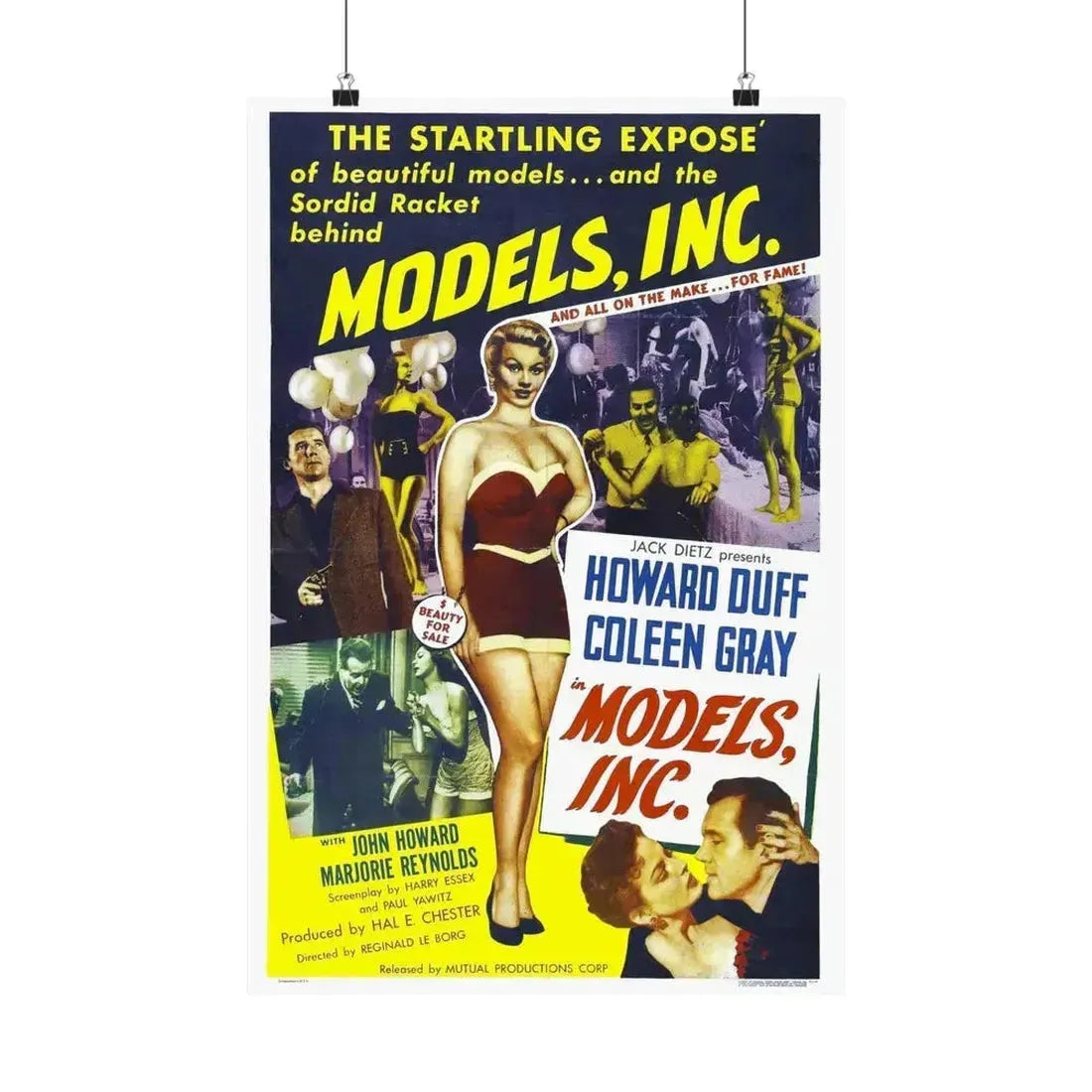 MODELS INC 1952 - Paper Movie Poster 16″ x 24″ Matte - The Sticker Space