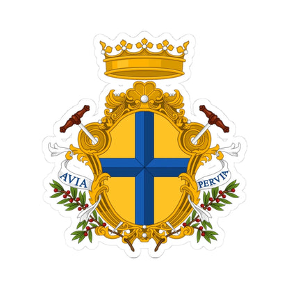 Modena-Stemma (Italy) (Coat of Arms) STICKER Vinyl Kiss-Cut Decal 3 Inch White - The Sticker Space