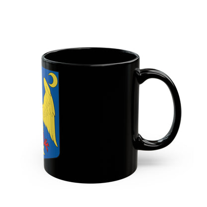 Modern coat of arms of Wallachia - Black Coffee Mug-The Sticker Space