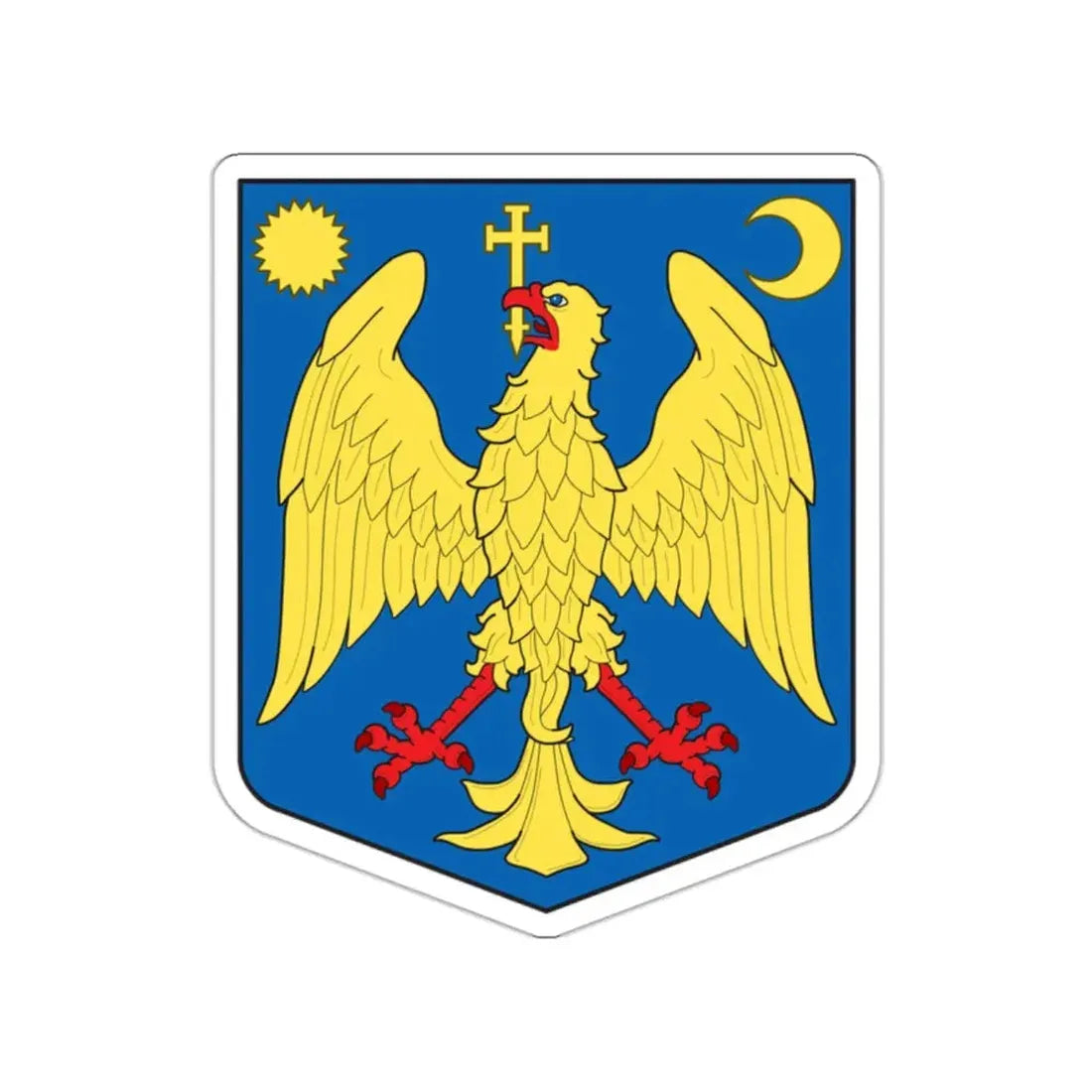 Modern coat of arms of Wallachia STICKER Vinyl Die-Cut Decal 2 Inch - The Sticker Space