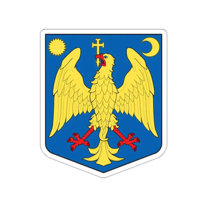 Modern coat of arms of Wallachia STICKER Vinyl Die-Cut Decal 2 Inch - The Sticker Space