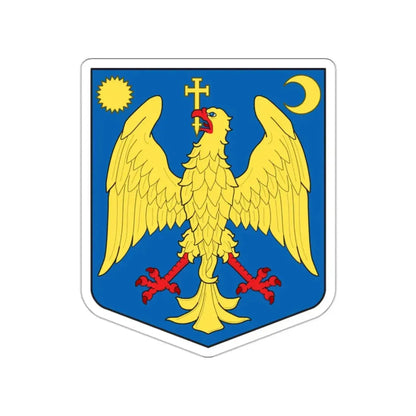 Modern coat of arms of Wallachia STICKER Vinyl Die-Cut Decal - The Sticker Space