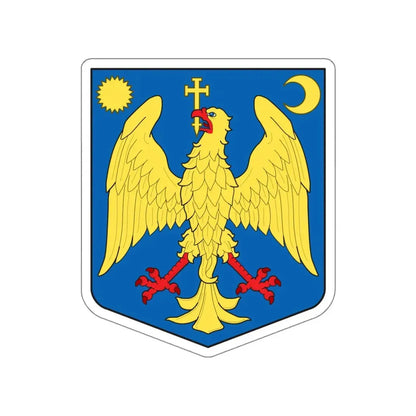 Modern coat of arms of Wallachia STICKER Vinyl Die-Cut Decal - The Sticker Space