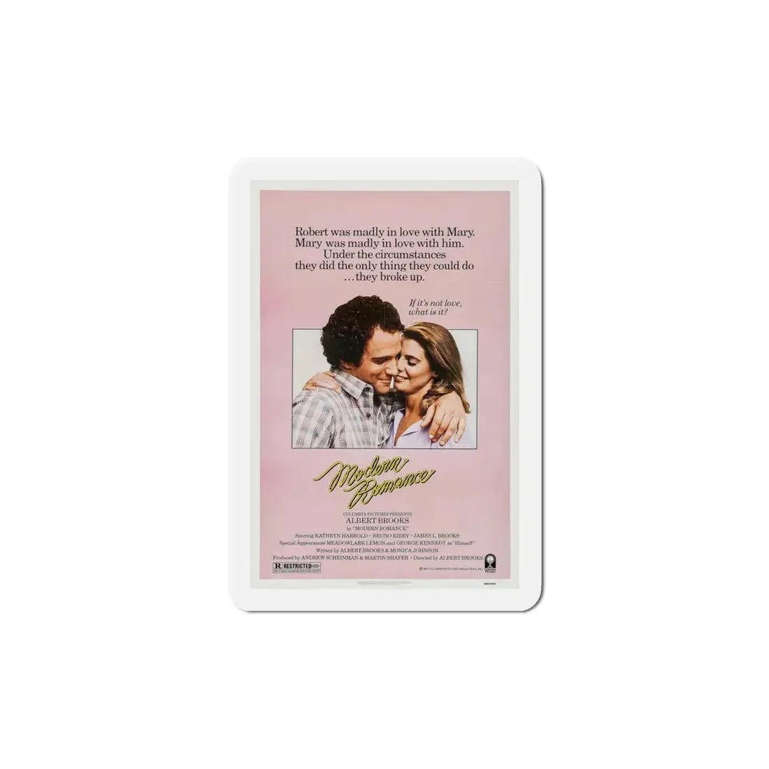Modern Romance 1981 Movie Poster Refrigerator Magnet 6 Inch - The Sticker Space