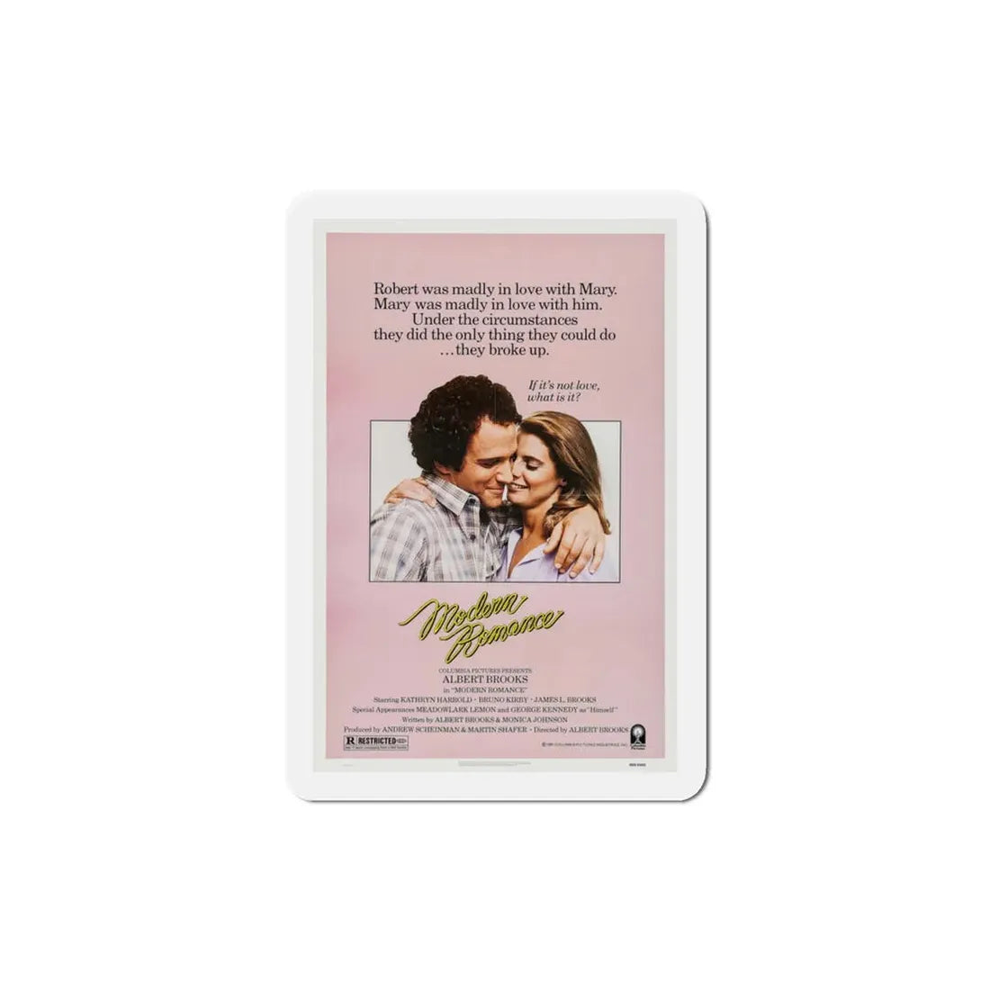 Modern Romance 1981 Movie Poster Refrigerator Magnet - The Sticker Space