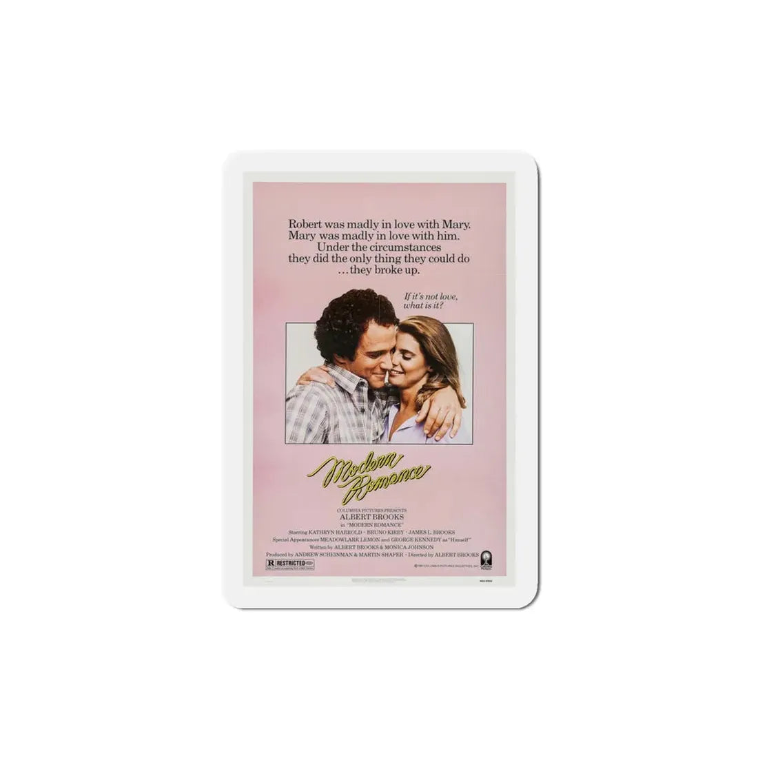 Modern Romance 1981 Movie Poster Refrigerator Magnet - The Sticker Space