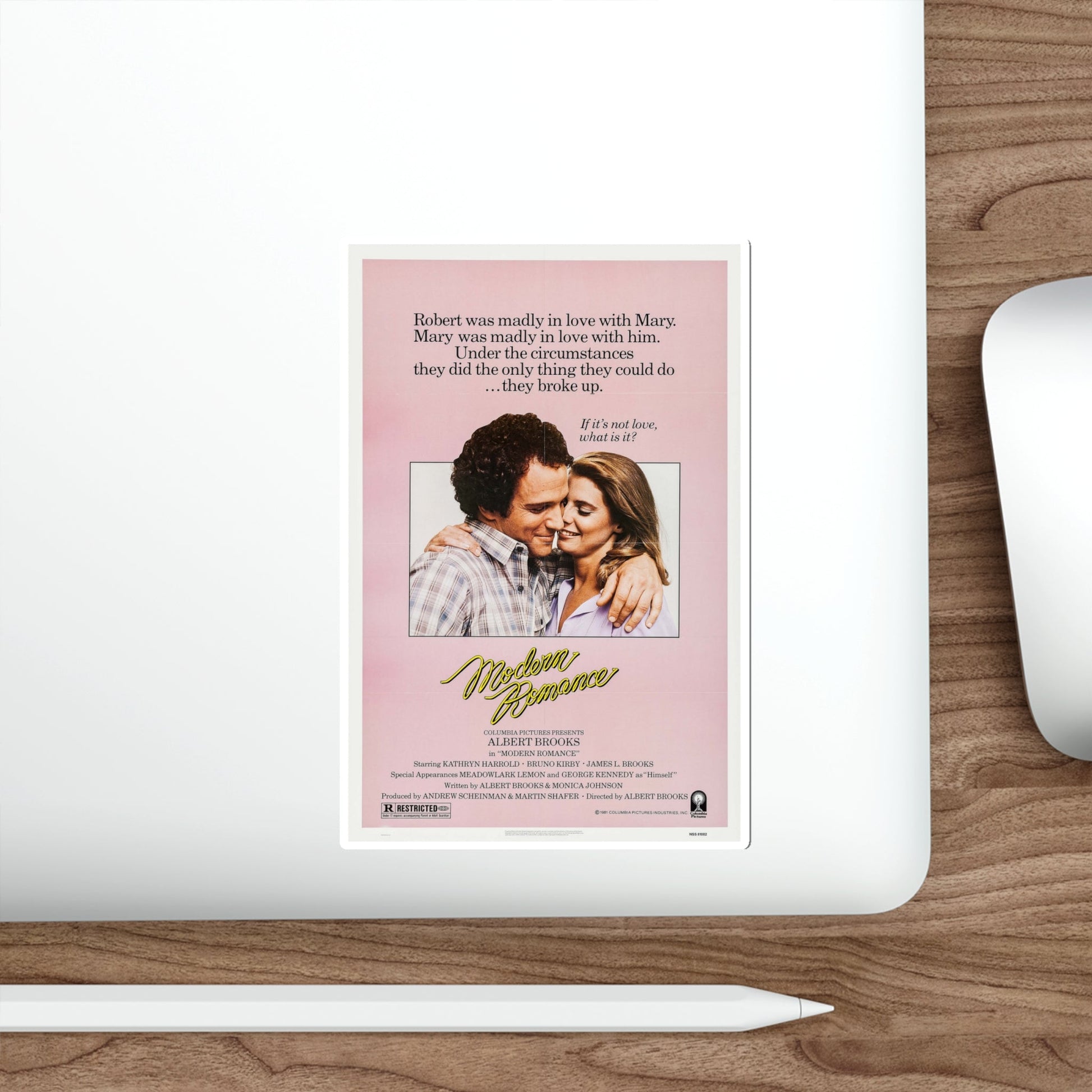 Modern Romance 1981 Movie Poster STICKER Vinyl Die-Cut Decal-The Sticker Space