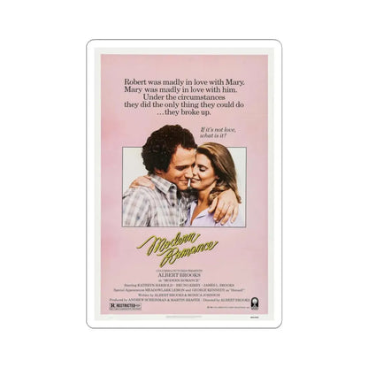 Modern Romance 1981 Movie Poster - STICKER Vinyl Kiss-Cut Decal 6 Inch White - The Sticker Space