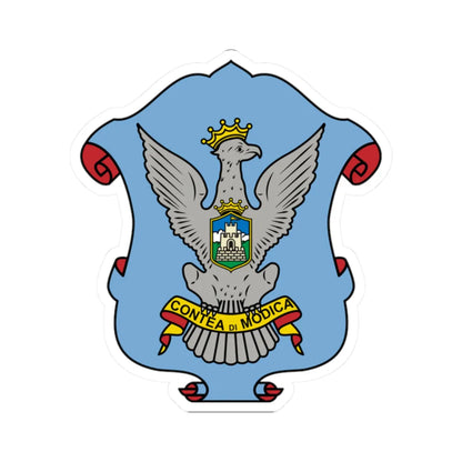 Modica-Stemma (Italy) (Coat of Arms) STICKER Vinyl Kiss-Cut Decal - The Sticker Space