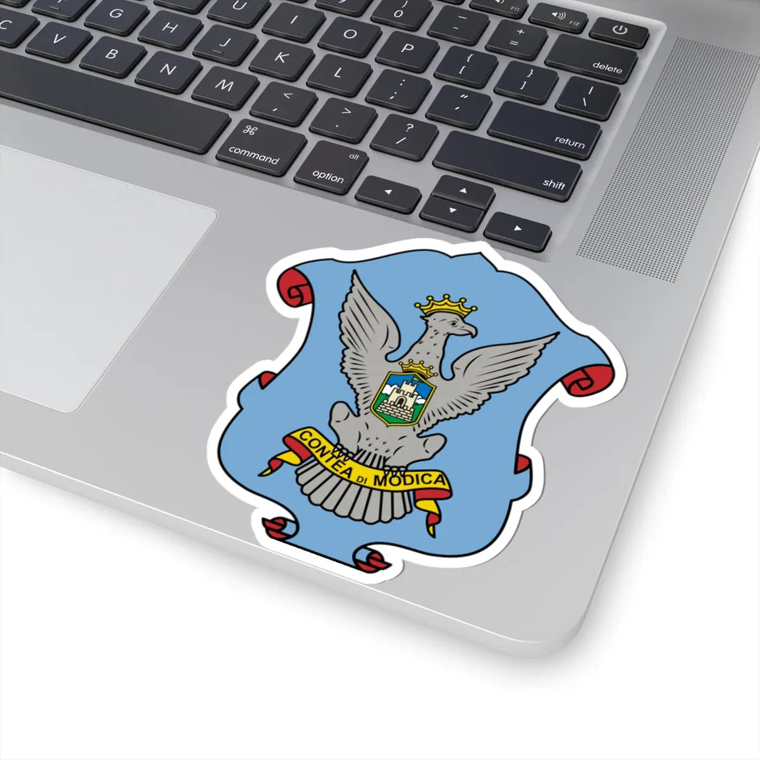 Modica-Stemma (Italy) (Coat of Arms) STICKER Vinyl Kiss-Cut Decal - The Sticker Space