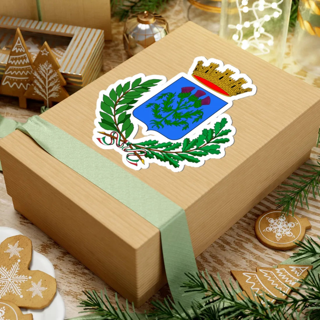 Modugno-Stemma (Italy) (Coat of Arms) STICKER Vinyl Kiss-Cut Decal - The Sticker Space