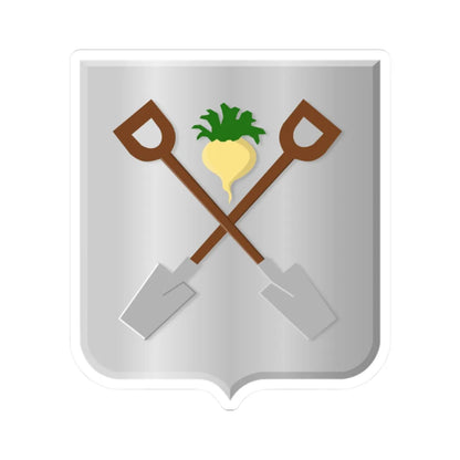 Moerbeke wapen (Belgium) (Coat of Arms) STICKER Vinyl Kiss-Cut Decal 2 Inch White - The Sticker Space