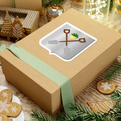 Moerbeke wapen (Belgium) (Coat of Arms) STICKER Vinyl Kiss-Cut Decal - The Sticker Space