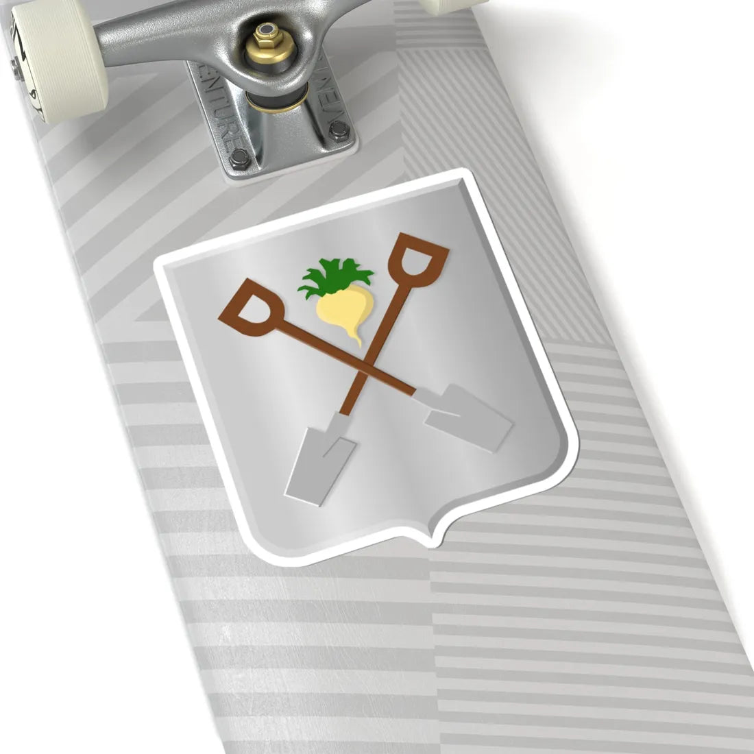 Moerbeke wapen (Belgium) (Coat of Arms) STICKER Vinyl Kiss-Cut Decal - The Sticker Space