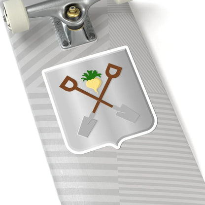 Moerbeke wapen (Belgium) (Coat of Arms) STICKER Vinyl Kiss-Cut Decal - The Sticker Space