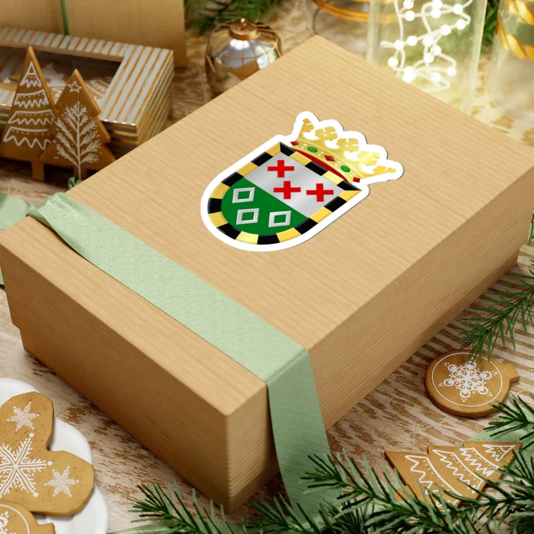 Moerdijk wapen (Netherlands) (Coat of Arms) STICKER Vinyl Kiss-Cut Decal - The Sticker Space