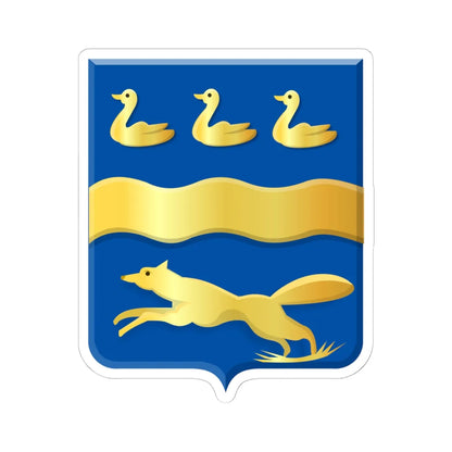 Moerkapelle wapen (Netherlands) (Coat of Arms) STICKER Vinyl Kiss-Cut Decal 6 Inch White - The Sticker Space