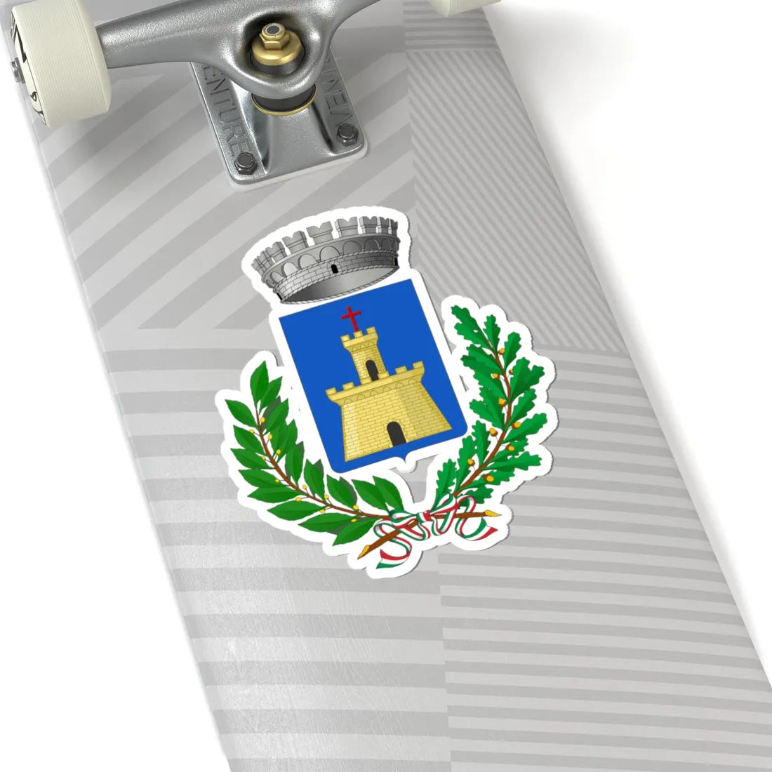 Mogliano-Stemma (Italy) (Coat of Arms) STICKER Vinyl Kiss-Cut Decal - The Sticker Space