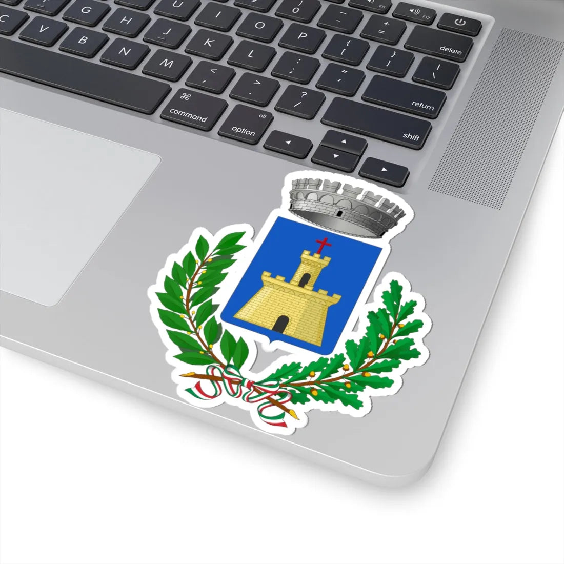 Mogliano-Stemma (Italy) (Coat of Arms) STICKER Vinyl Kiss-Cut Decal - The Sticker Space