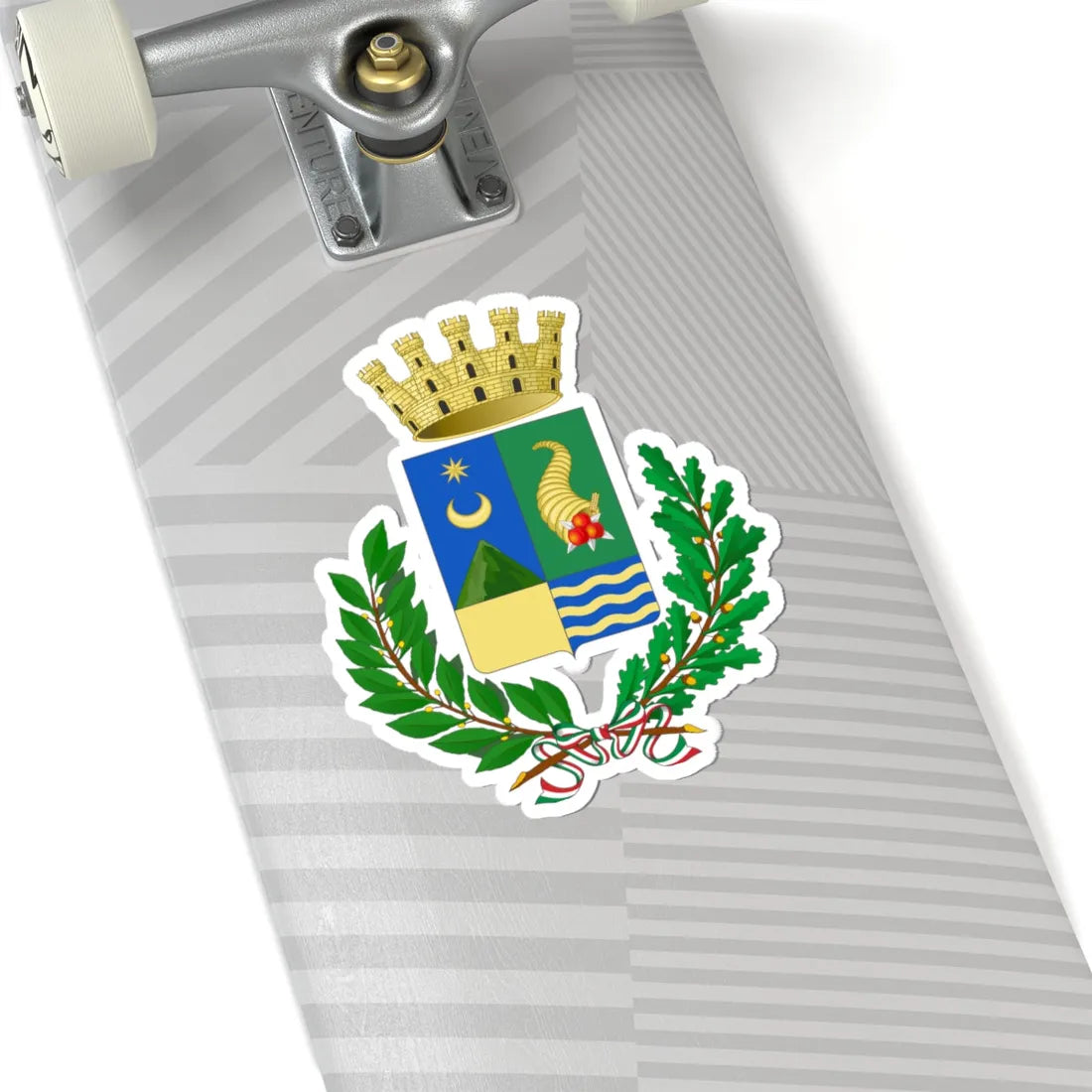 Mogliano Veneto-Stemma (Italy) (Coat of Arms) STICKER Vinyl Kiss-Cut Decal - The Sticker Space