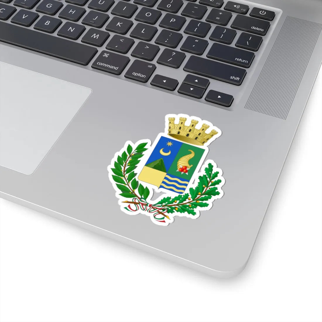 Mogliano Veneto-Stemma (Italy) (Coat of Arms) STICKER Vinyl Kiss-Cut Decal - The Sticker Space