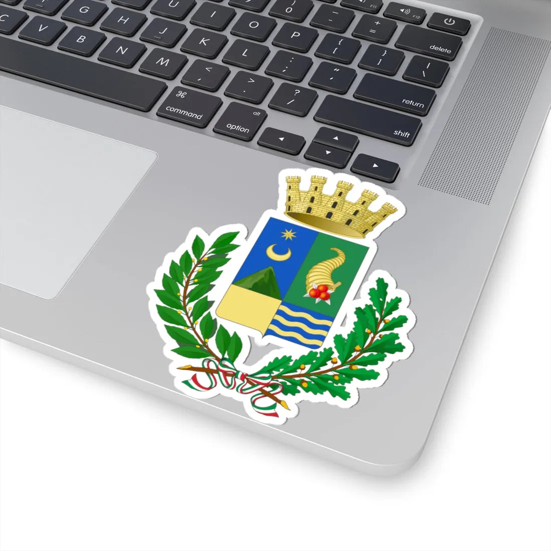 Mogliano Veneto-Stemma (Italy) (Coat of Arms) STICKER Vinyl Kiss-Cut Decal - The Sticker Space