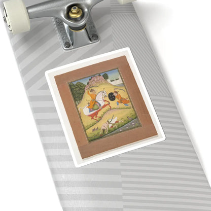Mohamed - Nata Ragina- Folio from a ragamala series (Garland of Musical Modes) - 1714 v1 - STICKER Vinyl Kiss-Cut Decal