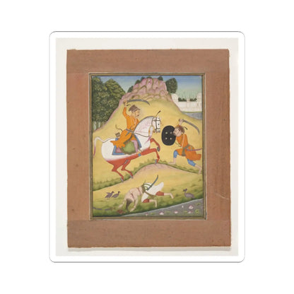 Mohamed - Nata Ragina- Folio from a ragamala series (Garland of Musical Modes) - 1714 v1 - STICKER Vinyl Kiss-Cut Decal