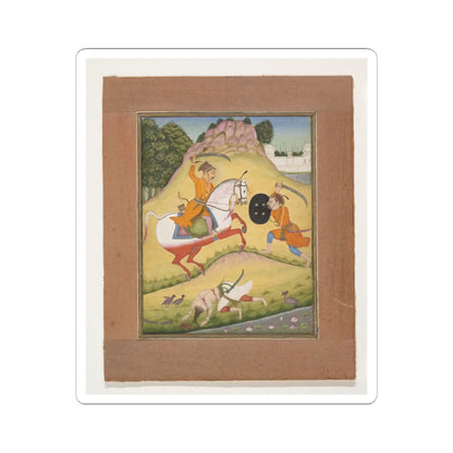 Mohamed - Nata Ragina- Folio from a ragamala series (Garland of Musical Modes) - 1714 v1 - STICKER Vinyl Kiss-Cut Decal