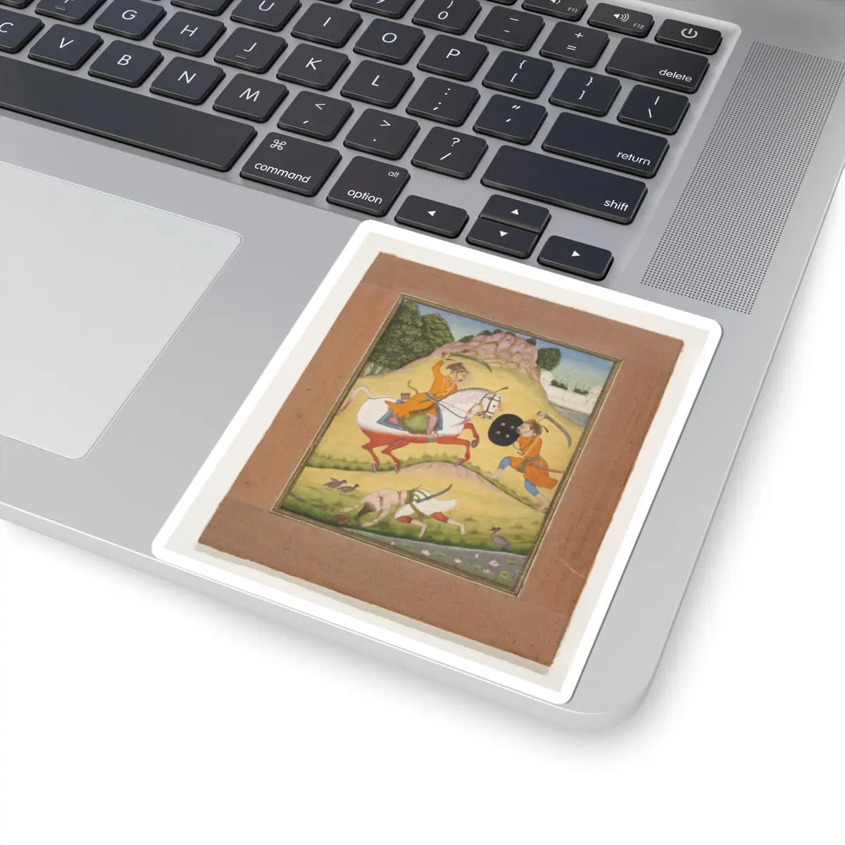 Mohamed - Nata Ragina- Folio from a ragamala series (Garland of Musical Modes) - 1714 v1 - STICKER Vinyl Kiss-Cut Decal