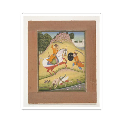 Mohamed - Nata Ragina- Folio from a ragamala series (Garland of Musical Modes) - 1714 v1 - STICKER Vinyl Kiss-Cut Decal
