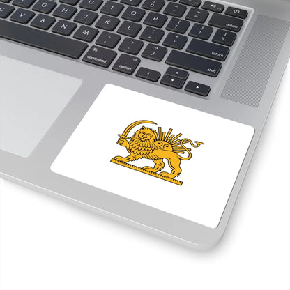 Mohammad Shah Qajar Flag (Iran) STICKER Vinyl Kiss-Cut Decal - The Sticker Space