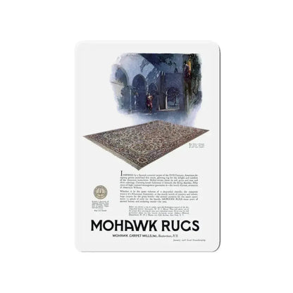 Mohawk Rugs ad, Good Housekeeping, January 1926 (Magazine Illustration) Refrigerator Magnet 4 Inch - The Sticker Space