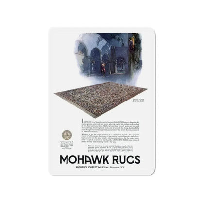 Mohawk Rugs ad, Good Housekeeping, January 1926 (Magazine Illustration) Refrigerator Magnet - The Sticker Space